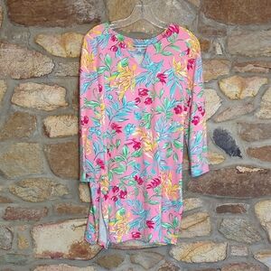 Barbara Gerwit Vibrant Tropical Swim Cover Up